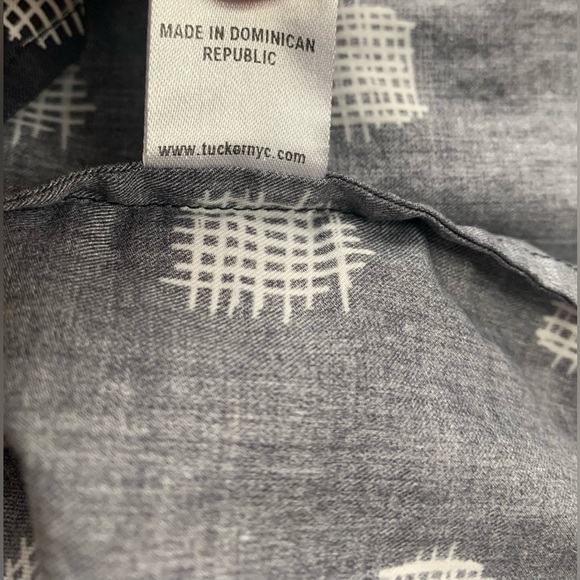 Excellent condition, preowned, Tucker NYC, 100% Cotton 3/4 Sleeve Blouse, Sz S - Picture 10 of 10
